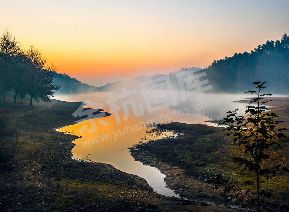 径山甘岭湖风光