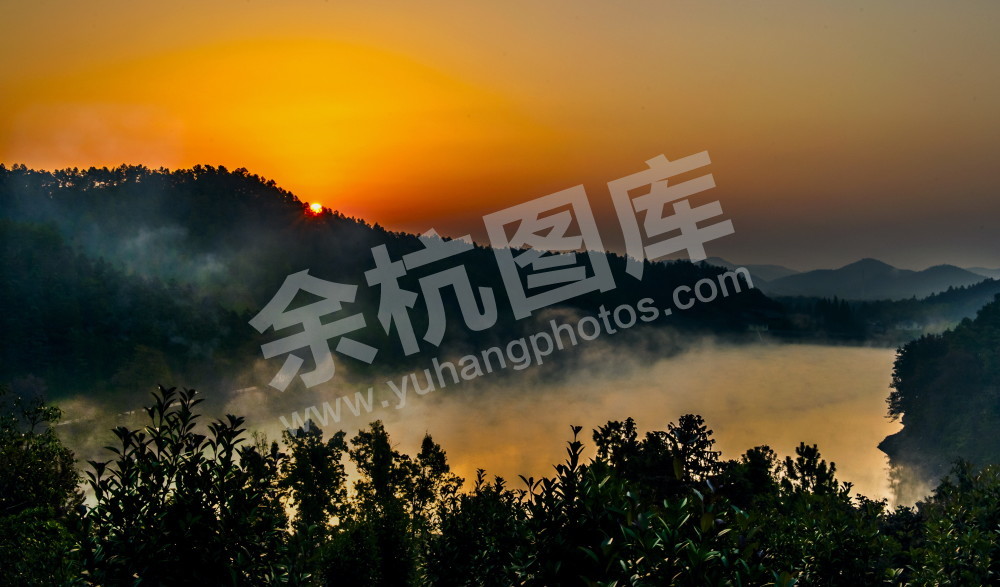 径山甘岭湖风光