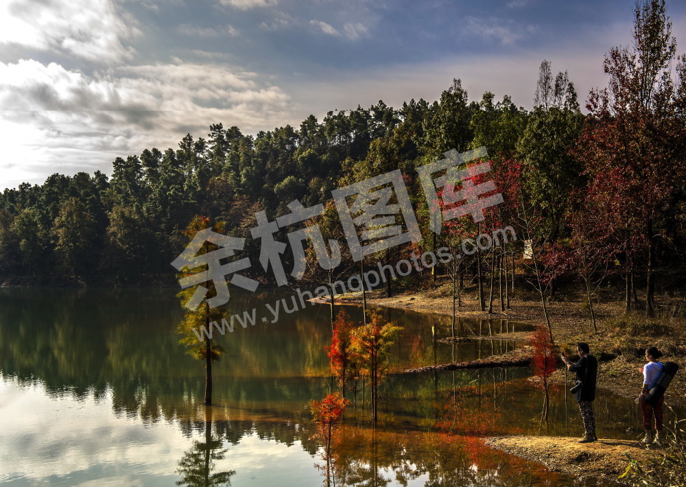 径山甘岭湖风光