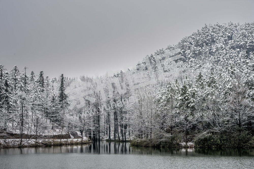 径山甘岭湖风光