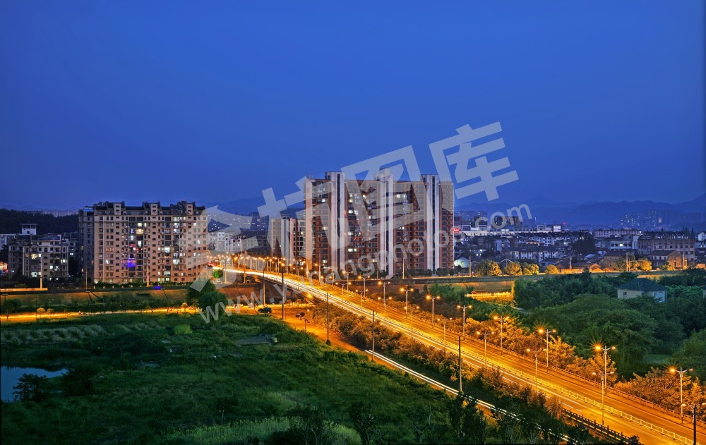 余杭街道夜景
