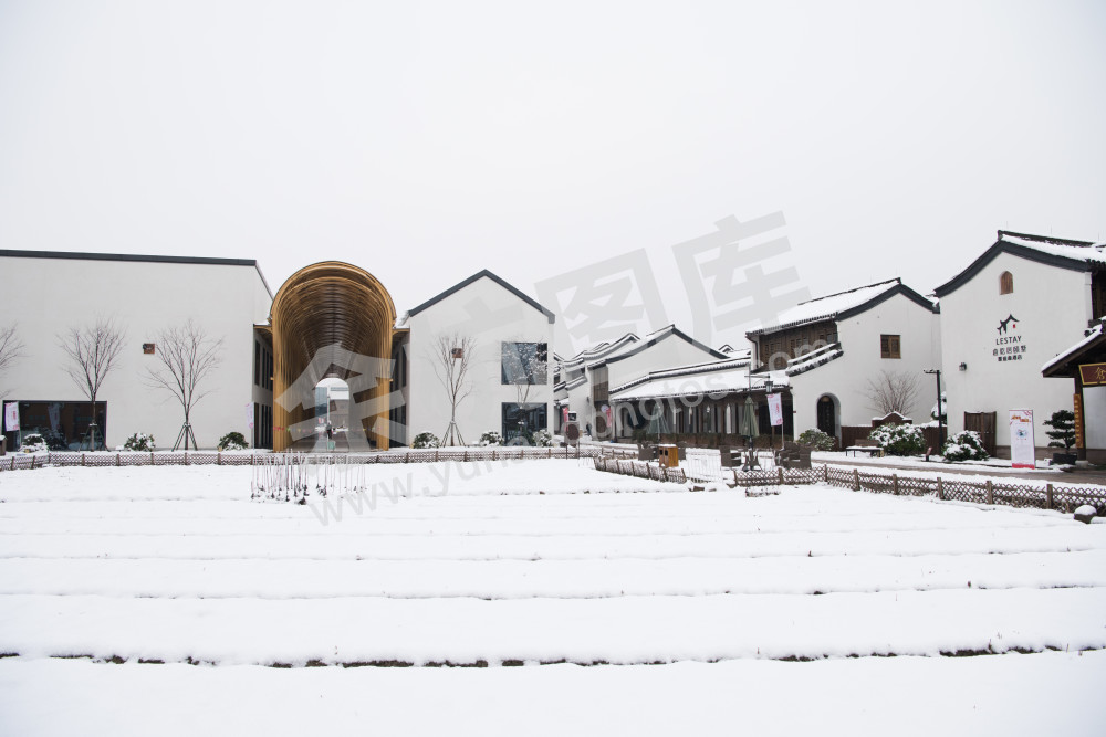 梦想小镇雪景（6）