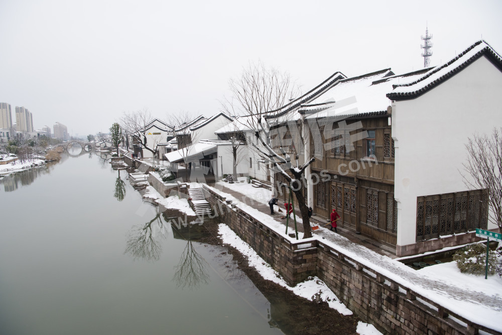 梦想小镇雪景（11）