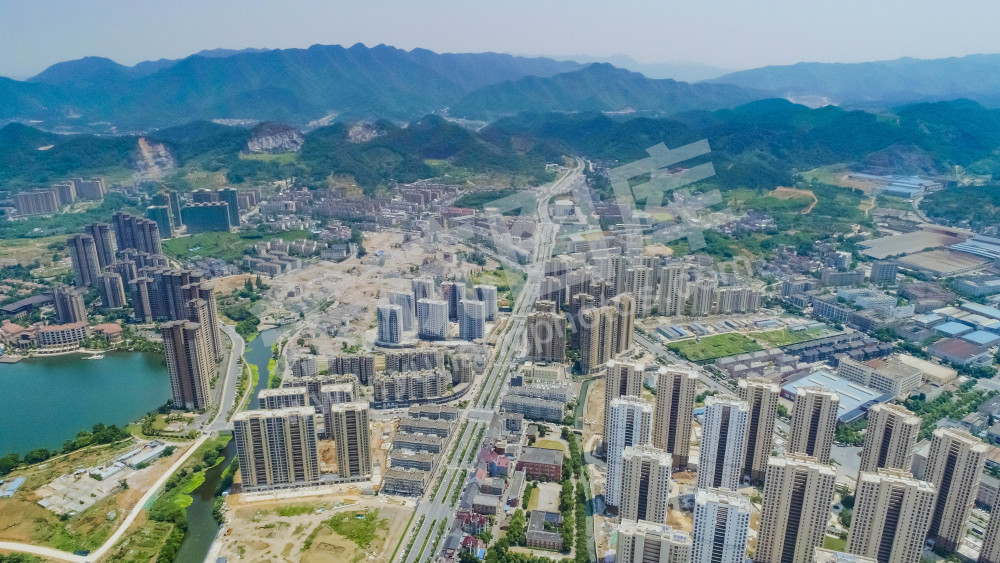 闲林小城镇整治后航拍