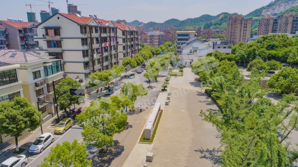 闲林小城镇整治后航拍