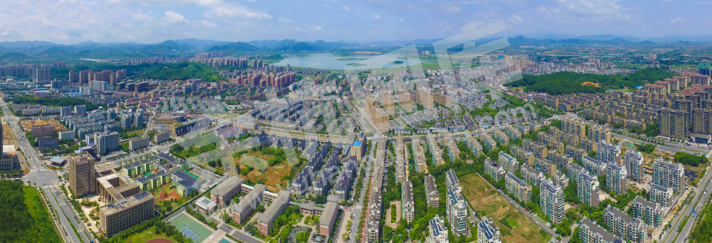 余杭街道俯瞰图