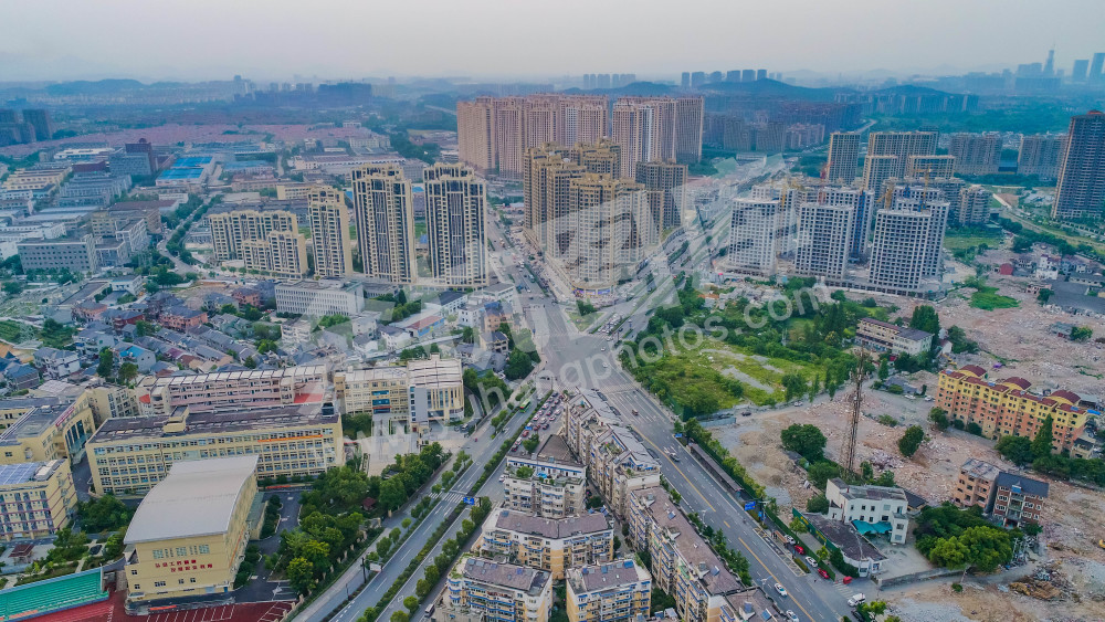 闲林小城镇整治后航拍