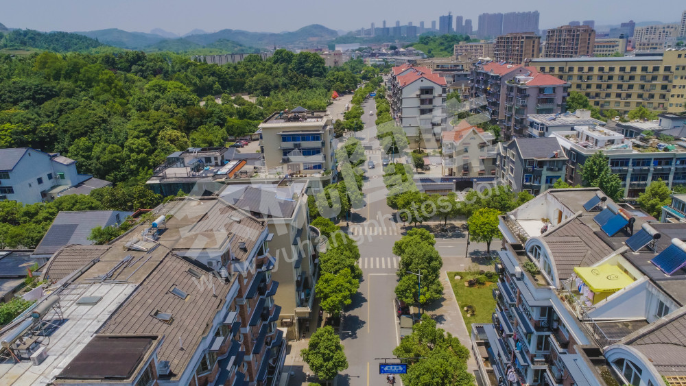 闲林小城镇整治后航拍