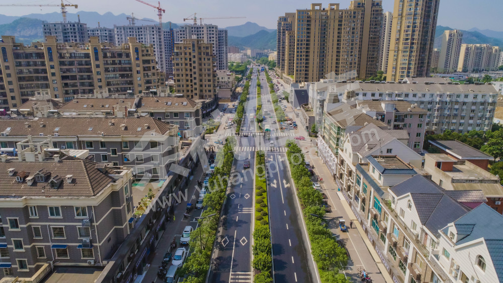 闲林小城镇整治后航拍