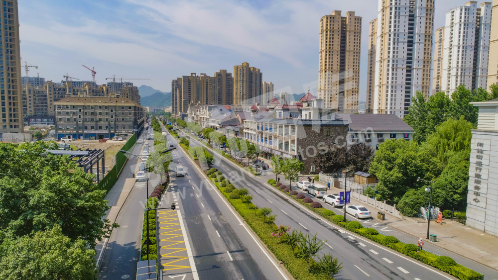 闲林小城镇整治后航拍