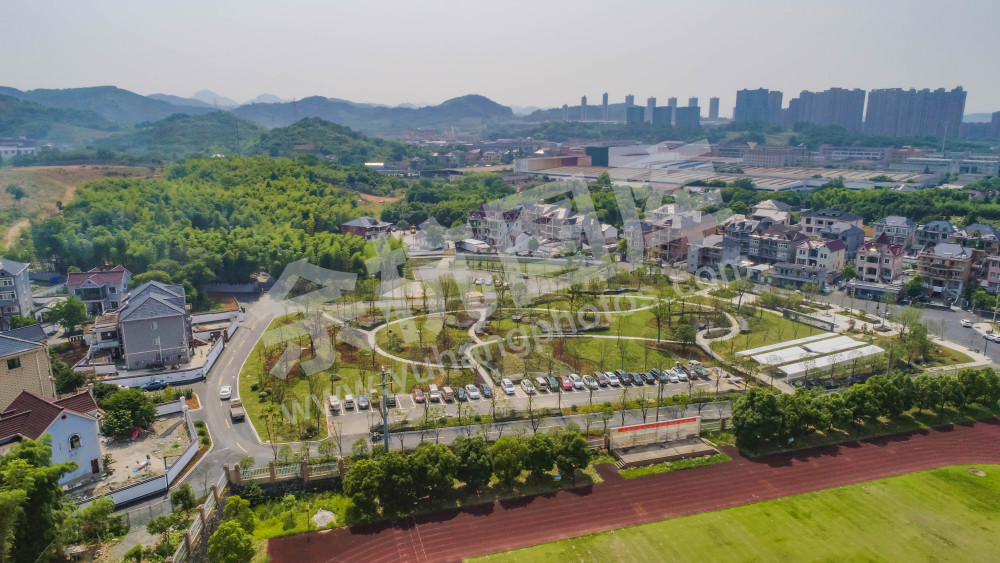 闲林小城镇整治后航拍