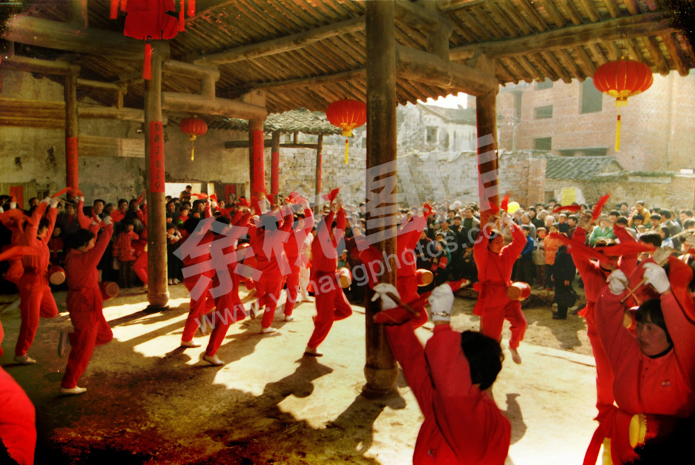 乡村腰鼓 闲林桦树村