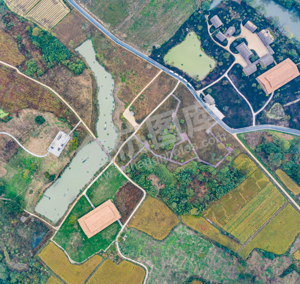 俯瞰良渚遗址公园