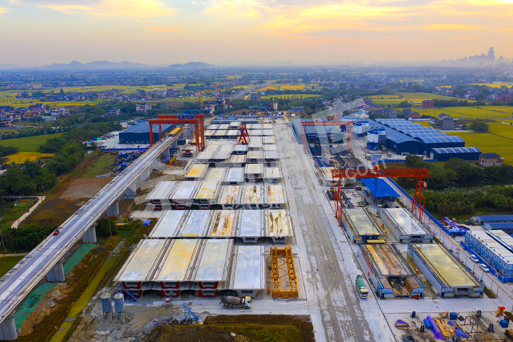 《湖杭铁路工程余杭段》