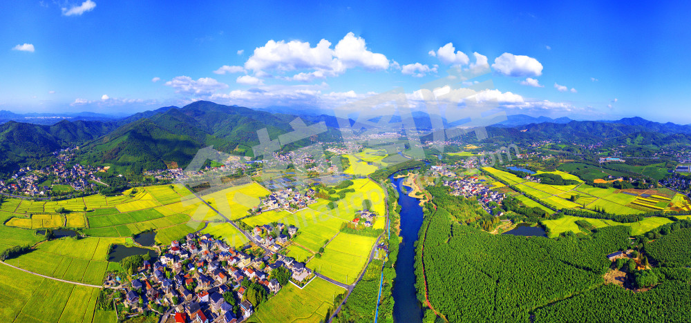 《青山绿水无穷碧 千亩良田稻花香》