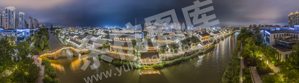 《梦想小镇夜色》