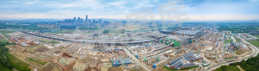 杭州西站建设工地