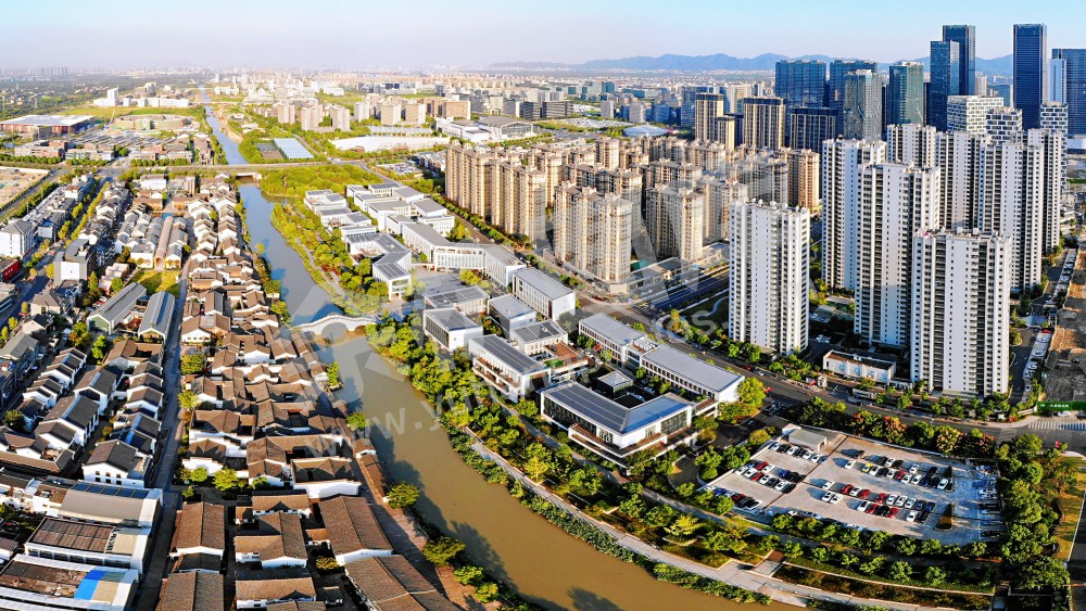 梦想小镇老街全景