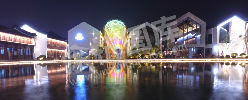 梦想小镇创业大街夜景