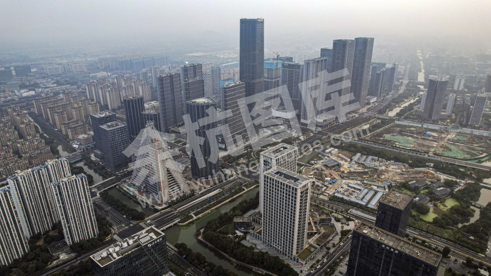 建设中的杭州efc欧美金融城