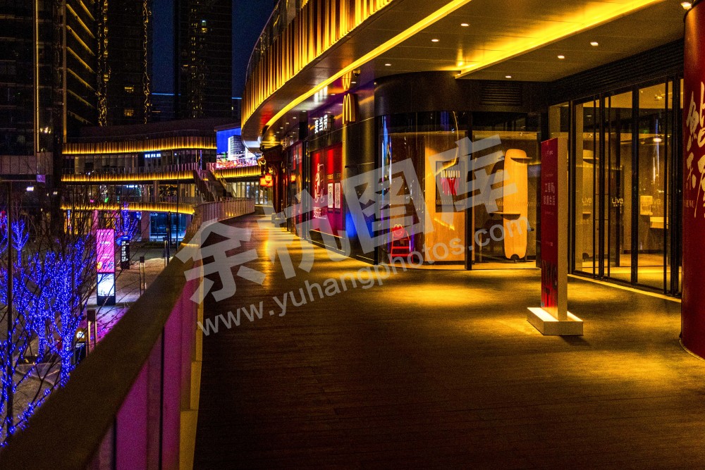 欧美金融城灯光秀