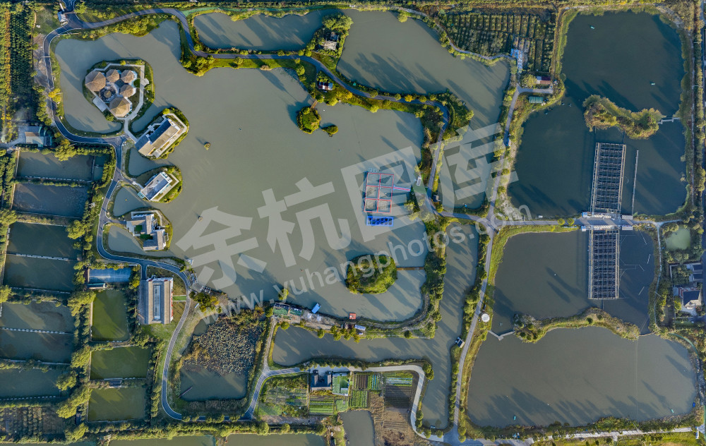 《三白潭村田园景观》