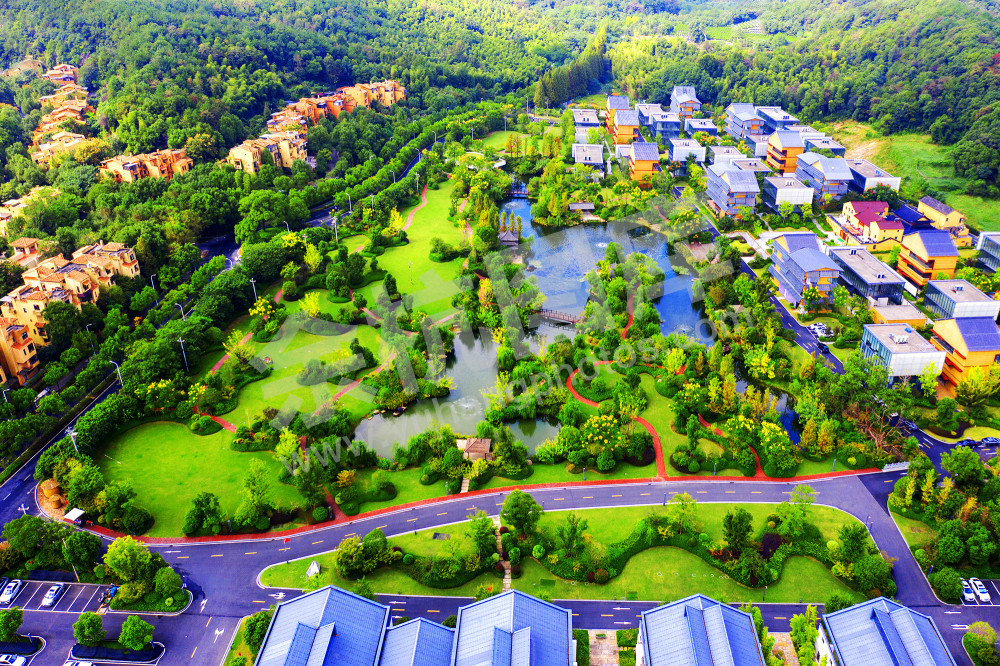 《景色如画的梦栖小镇》