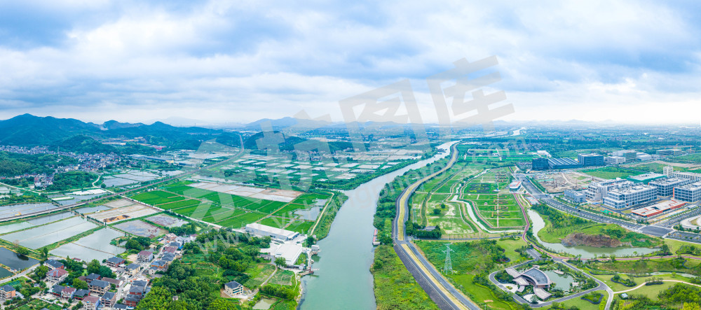 俯瞰钱江经济开发区