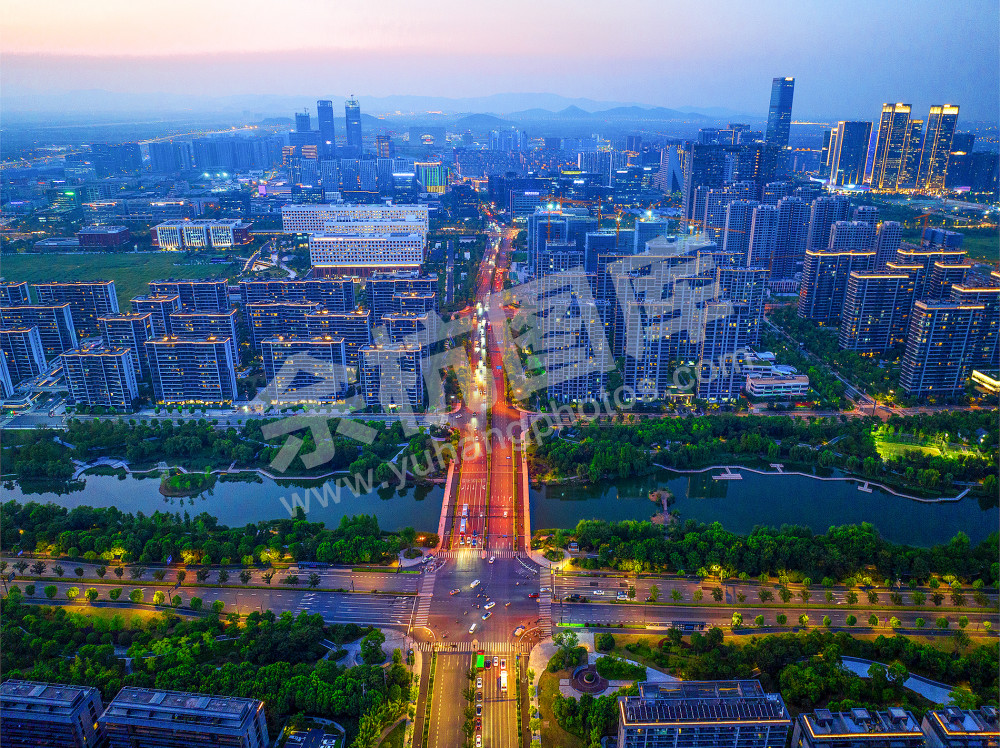 灯光璀璨城市之美