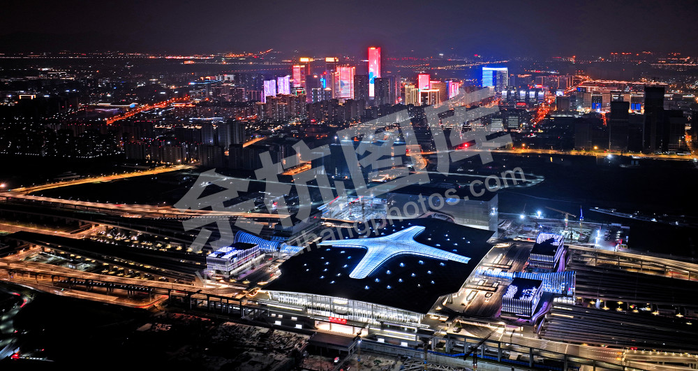 节日之夜-杭州城市新中心