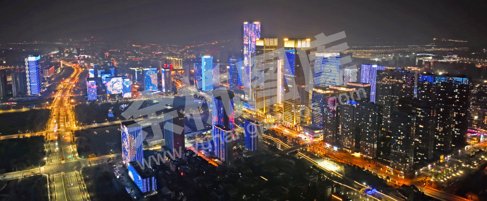 节日之夜-杭州城市新中心