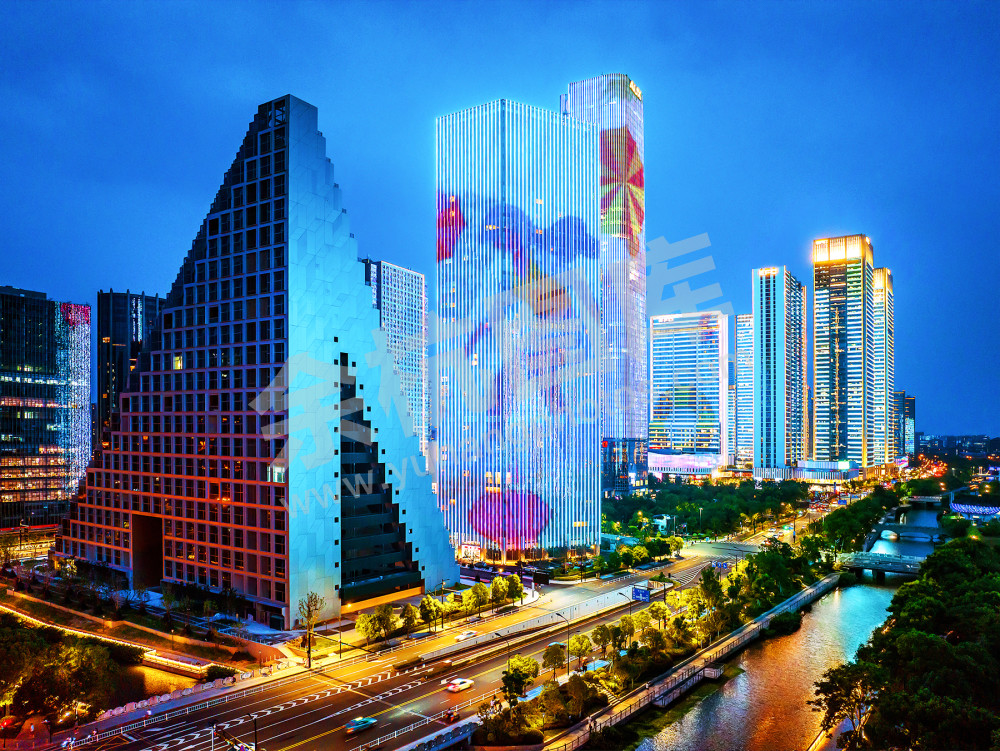 灯光璀璨城市之美