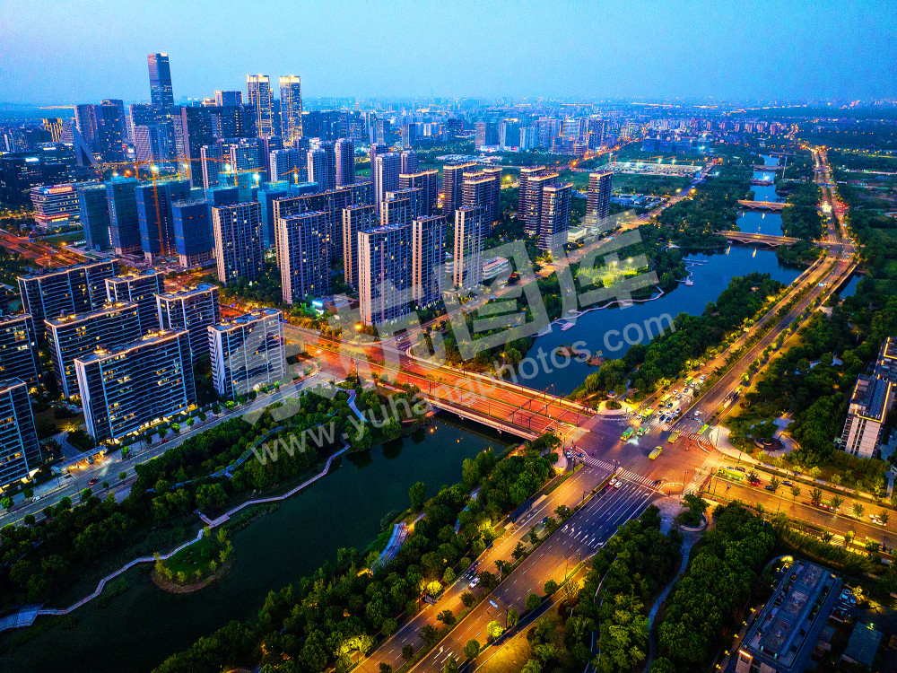 灯光璀璨城市之美