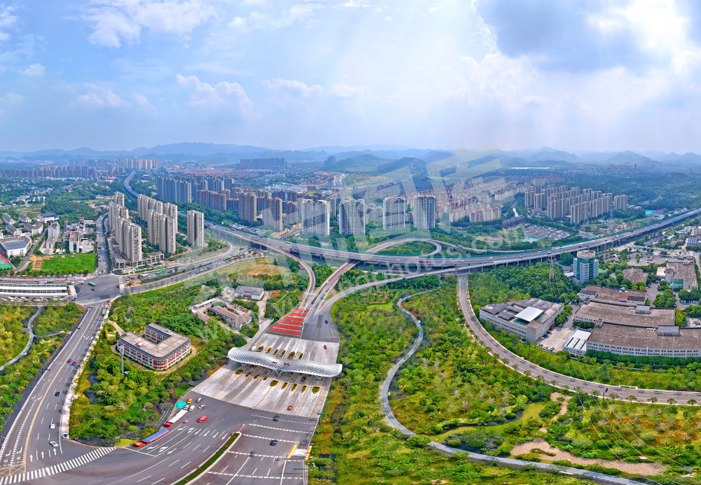 杭端高速余杭入城口