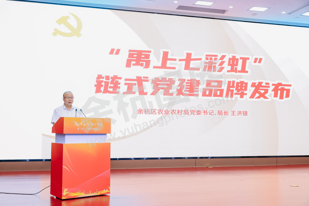 余杭区“禹上七彩虹”链式党建品牌发布会