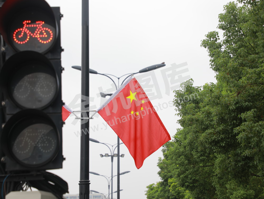 国庆余杭街头