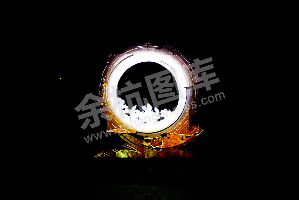 良渚大走廊夜景