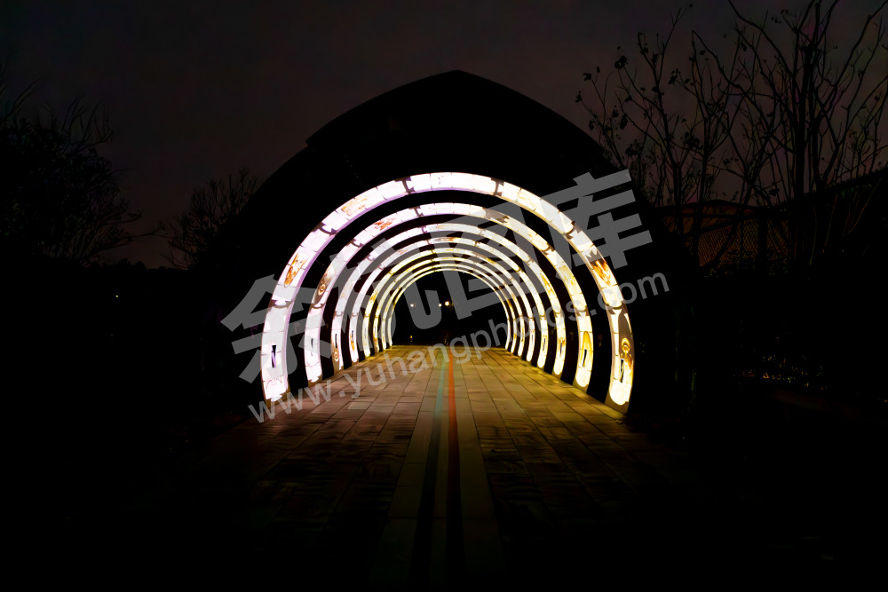 良渚大走廊夜景