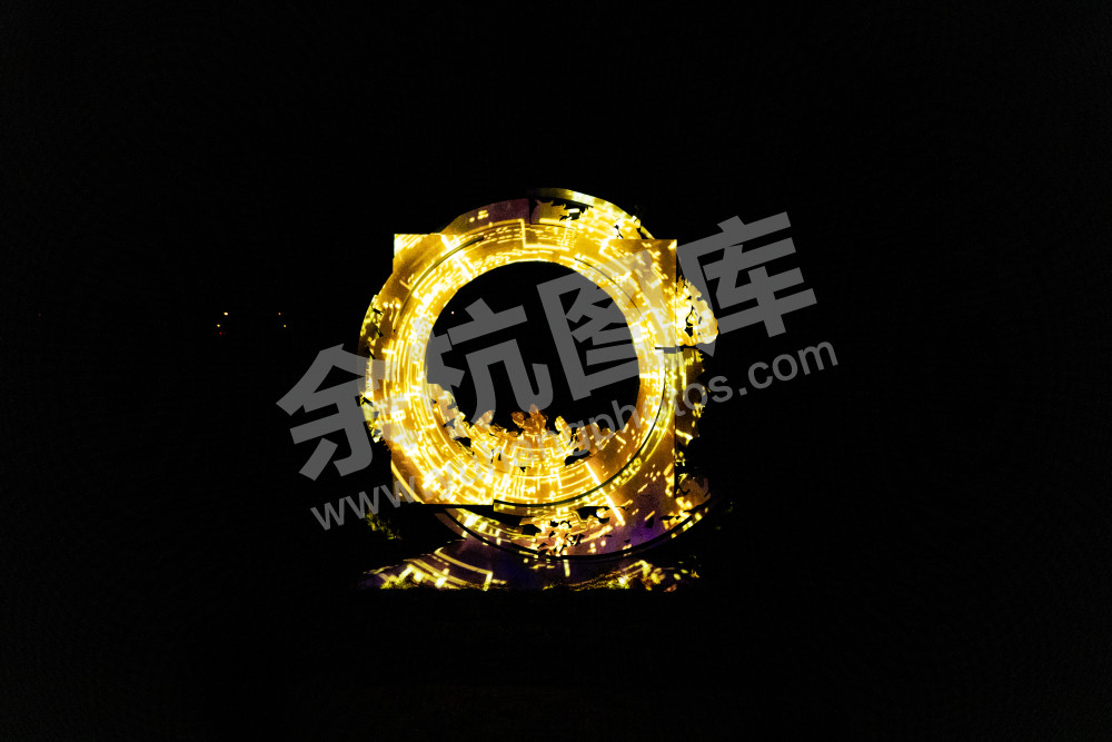 良渚大走廊夜景