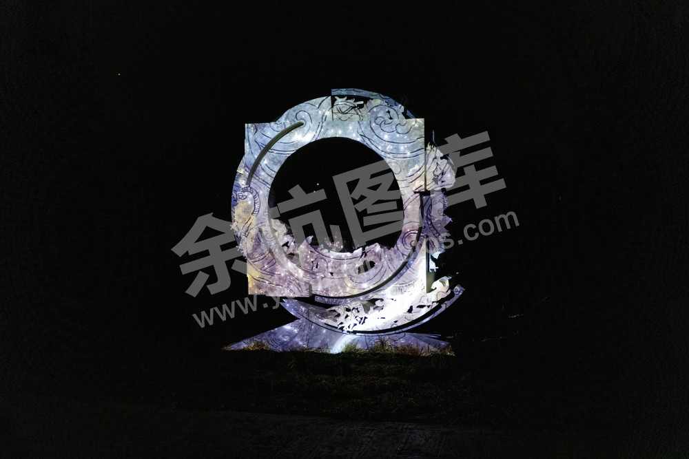 良渚大走廊夜景