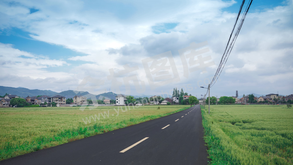 潘板麦田 四好农村路