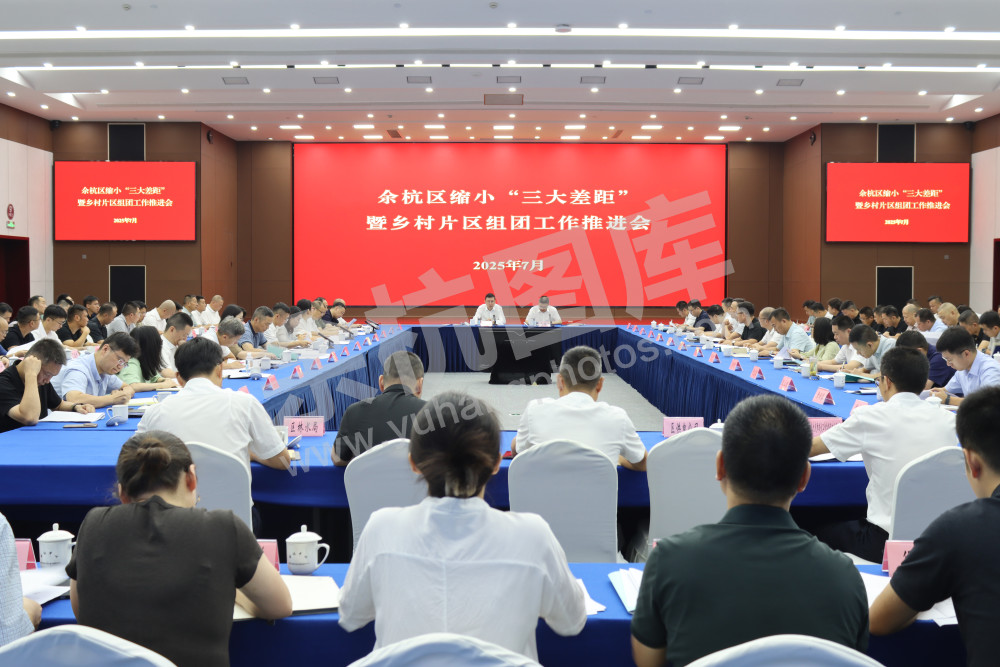 余杭区缩小“三大差距”暨乡村片区组团工作推进会