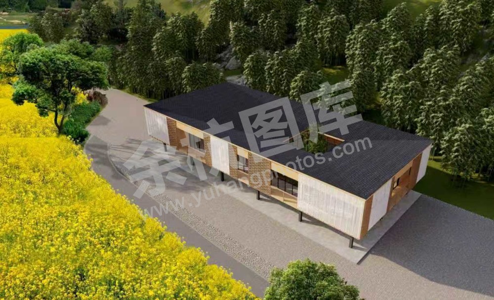 竹综合产业园效果图