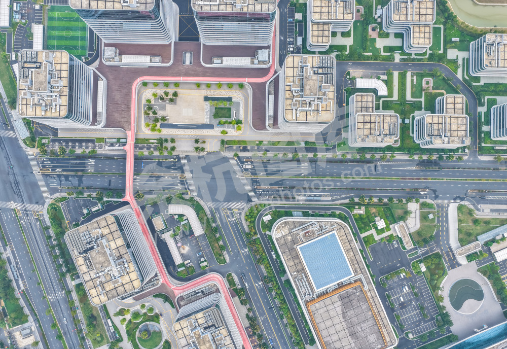 《俯瞰菜鸟网络智慧产业园》