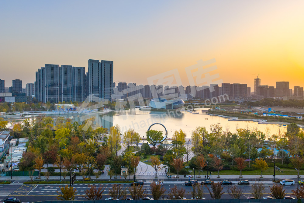 《玉湖公园秋韵》