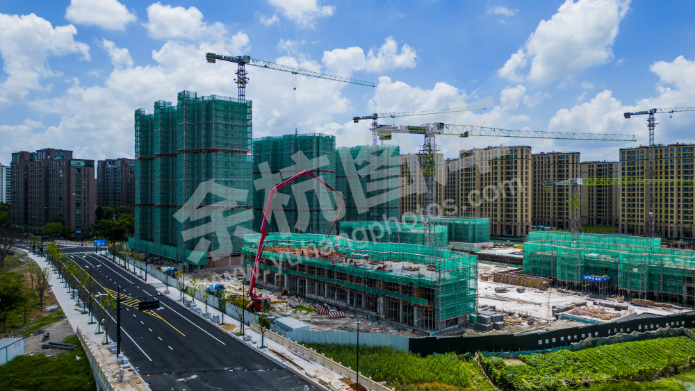 瓶窑29幢拔地而起的农民安置房