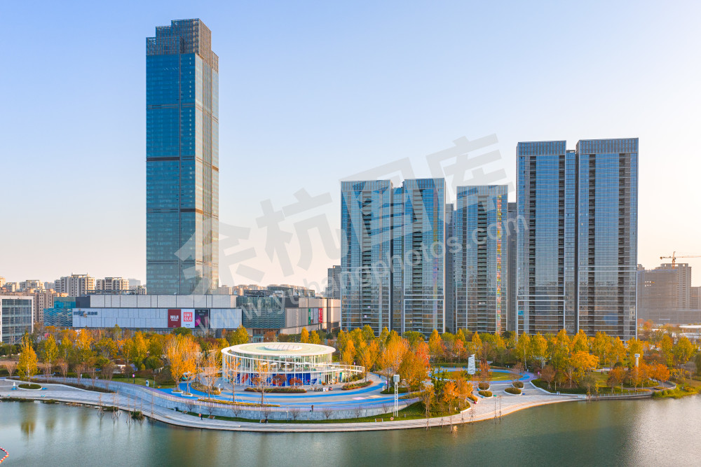 《玉湖公园秋韵》