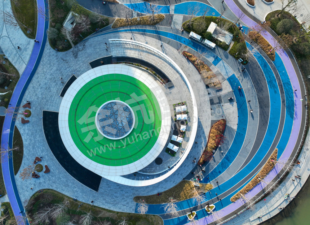 《鸟瞰玉湖公园（组照2）》