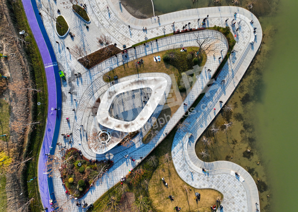 《鸟瞰玉湖公园（组照5）》