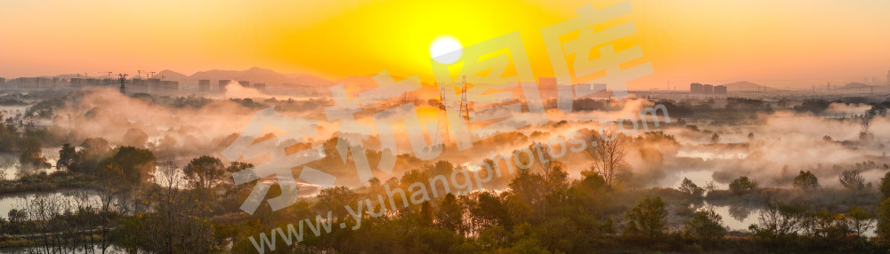 《北湖湿地秋日画卷》